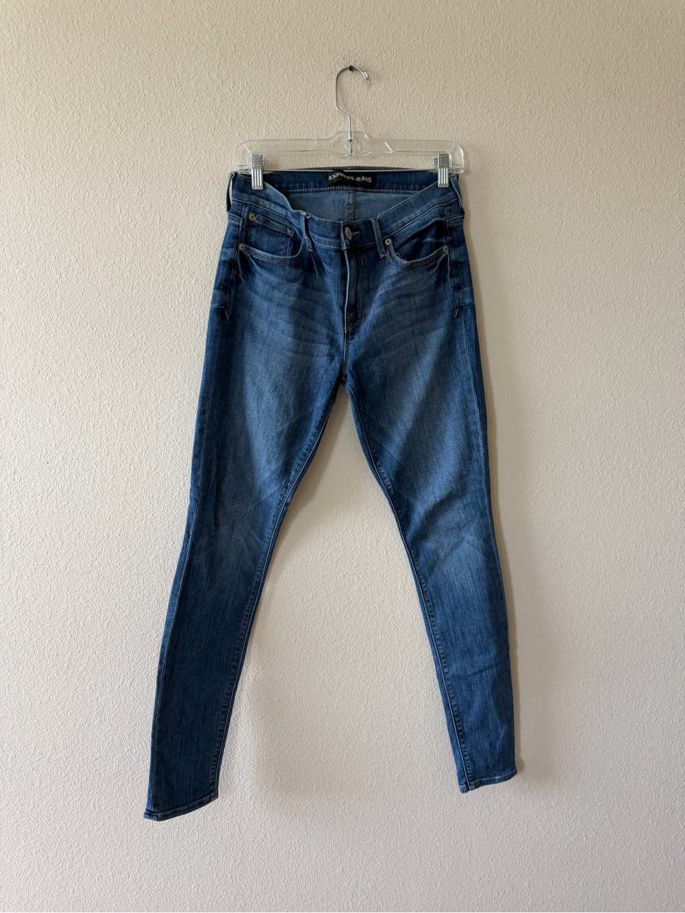Express Women's Skinny Jeans in Blue